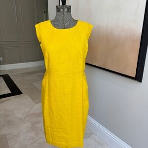 J crew linen dress